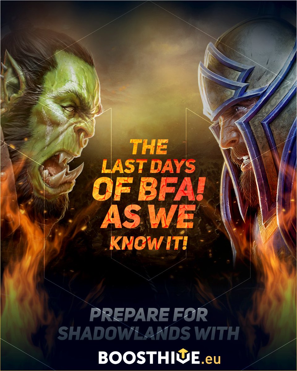 boosthive's tweet image. 🔥Are you prepared to lose 70 levels tomorrow?🔥

Don’t miss out on your last chance to get those items with Boosthive!  
  
boosthive.eu/service/ahead-…

boosthive.eu/service/awaken…

boosthive.eu/service/hertz-…

#wow #wowboost #wowcarry #shadowlands #worldofwarcraft