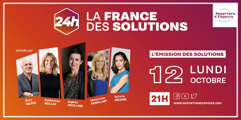 publicsenat's tweet photo. 📆 La #FranceDesSolutions par @reporterdespoir, c'est aujourd'hui !
Vivez une journée exceptionnelle ici et au coeur de vos médias.
@PublicSenat est partenaire de l'événement :
👉 À 21h, suivez l'émission inédite #endirect sur https://t.co/AgtWeiOO8s et notre page Facebook https://t.co/ZewgTy2aF1