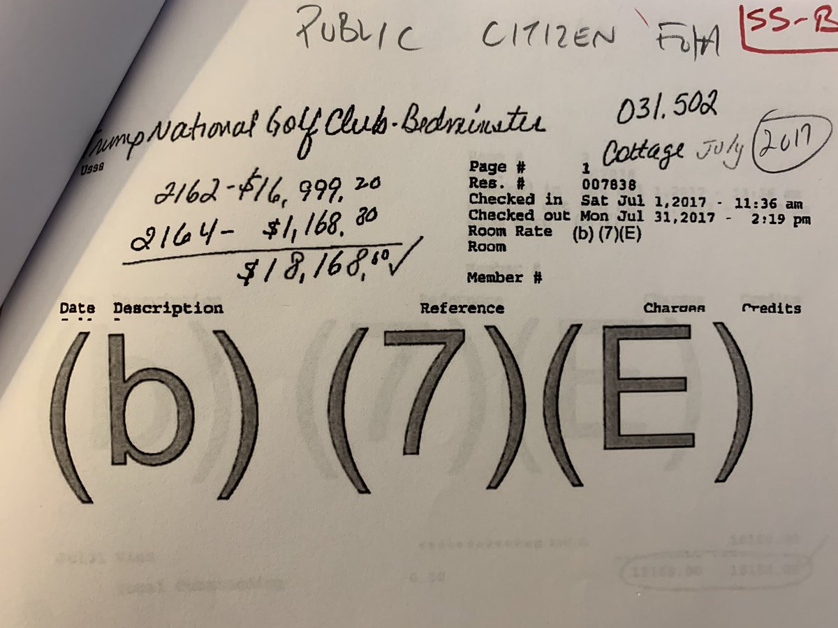 And in the US,  @realdonaldtrump’s Bedminster club charged the Secret Service $567 to rent a cottage that night. And every other night of the month.B/c Trump’s travels are unpredictable, the Secret Service rents that cottage every night from May-November, just in case.