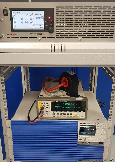 Telonic's tweet photo. High Current Calibration of a Lab-Power Programmable DC Power Supply using a Danisense zero-flux precision current transducer and a Kikusui high power Electronic Load.
#Kikusui #Danisense #LabPower #PowerElectronics https://t.co/X6teSNHpfc