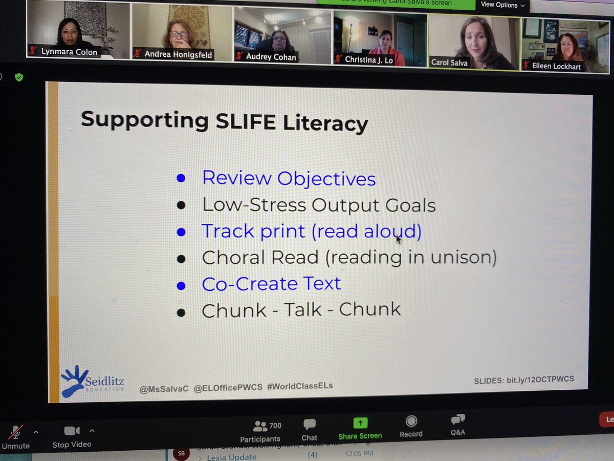 ELOfficePWCS's tweet photo. Supporting SLIFE students. Great strategies from @MsSalvac https://t.co/xL0IhxQZbJ
