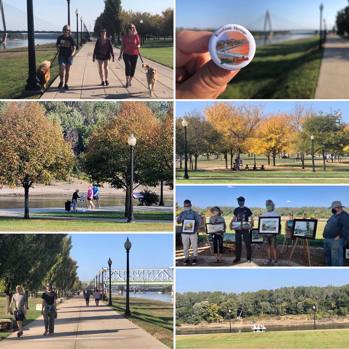 KCMO Parks and Rec (@kcmoparks) on Twitter photo #ICYMI We had another great turnout and a beautiful day at our second 2020 #Walktober on the banks of the Missouri River! #KCParks #WhereKCPlays <a href="/portofkc/">portkc</a> <a href="/JacksonCountyMO/">Jackson County MO</a> <a href="/BikeWalkKC/">BikeWalkKC</a> <a href="/kcrivertrails/">Riverfront Heritage Trail</a> #ICYMI We had another great turnout and a beautiful day at our second 2020 #Walktober on the banks of the Missouri River! #KCParks #WhereKCPlays <a href="/portofkc/">portkc</a> <a href="/JacksonCountyMO/">Jackson County MO</a> <a href="/BikeWalkKC/">BikeWalkKC</a> <a href="/kcrivertrails/">Riverfront Heritage Trail</a>