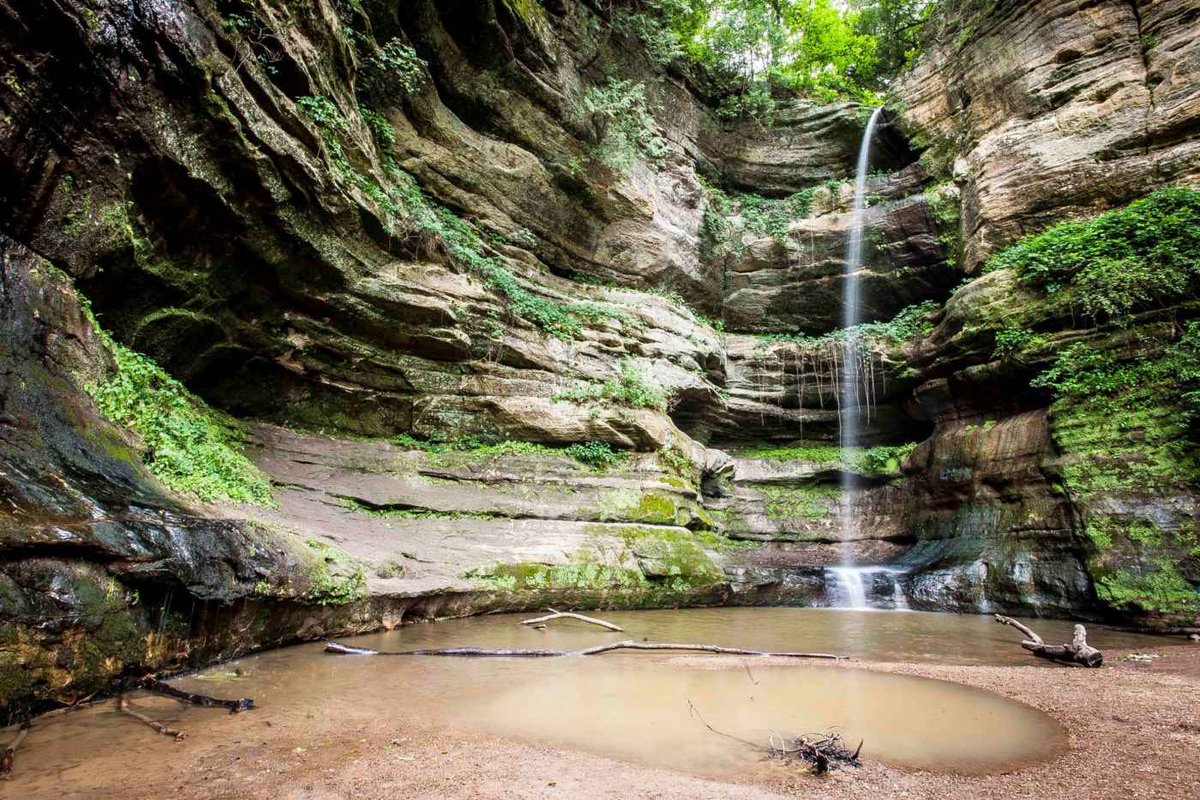 Things don’t seem to be going your way so you may need to scream into a canyon, Starved Rock State Park has more than 13 miles of trail that are open all year long.  https://www2.illinois.gov/dnr/Parks/Pages/StarvedRock.aspx