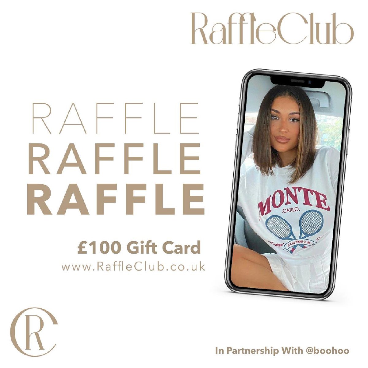 RaffleClubUK's tweet photo. Why not get yourself a Raffle ticket for our Brand Partners @Boohoo this week 👀🙌

Make sure you head over to https://t.co/3PNbkDgnZw &amp; purchase a ticket 🎟 It’s ONLY £2 &amp; 10% is Donated to the NHS 💙 #BeAPlayer https://t.co/ic7uJIo9ID
