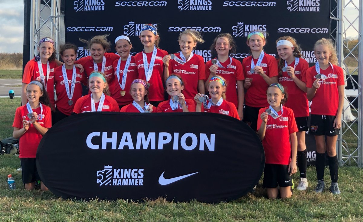 khcincynky's tweet photo. Congratulations to KHA G08 Red and Coach Chris Black for being named Champions of the U13 Gold Division at the #BlueChipInvitational! https://t.co/mdPkVVzmsM