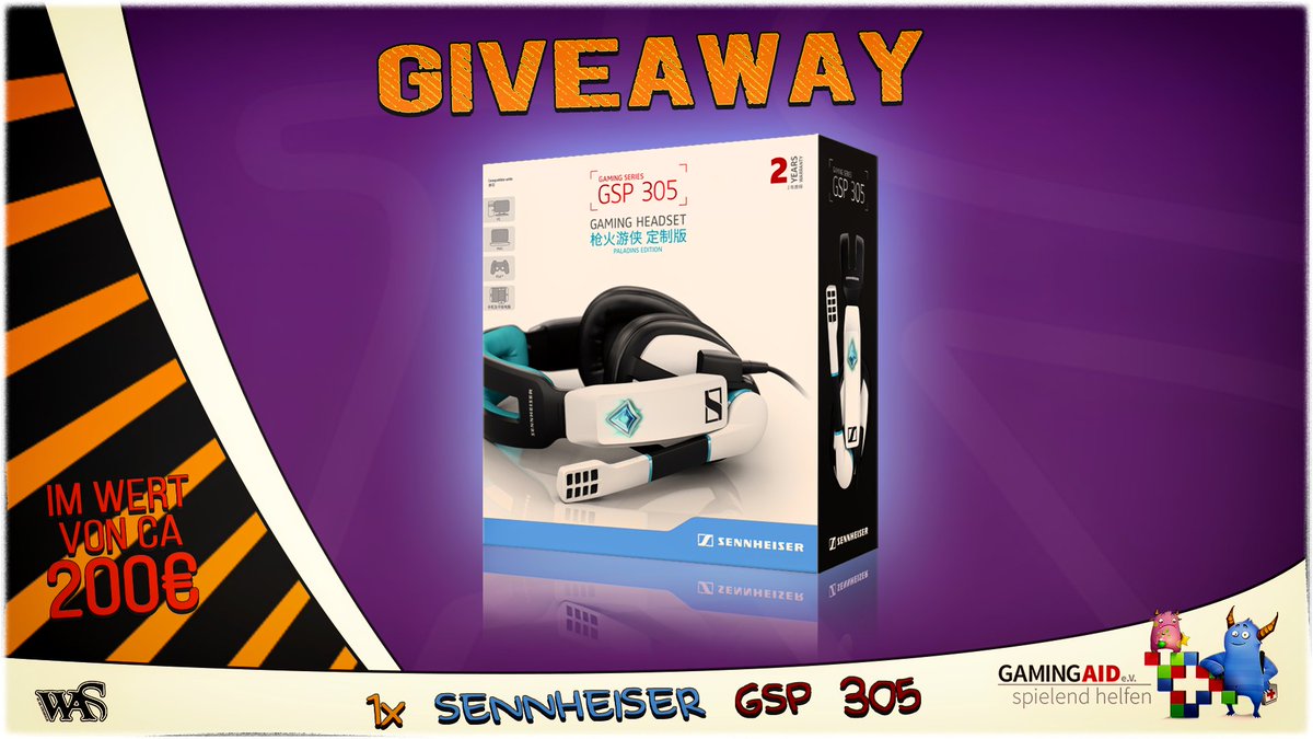 We-are-Streamers (@wastwitch) on Twitter photo GIVEAWAY TIME !!
!! DANKE <a href="/GamingAid/">Gaming-Aid e.V.</a> !!
gheed.com/giveaways/g-Jw…
#NOMT #GermanMediaRT #SupportSmallStreamers #TwitchDE #GemeinsamSindWirGroß #Streamer_RTs <a href="/SupportStreamz/">Support Streamz</a> #CharityNeverSleeps #SpielendHelfen #Giveaway #Sennheiser #Headset <a href="/Sennheiser_D/">Sennheiser_DE</a> <a href="/PaladinsgameDE/">Paladins Deutschland</a> GIVEAWAY TIME !!
!! DANKE <a href="/GamingAid/">Gaming-Aid e.V.</a> !!
gheed.com/giveaways/g-Jw…
#NOMT #GermanMediaRT #SupportSmallStreamers #TwitchDE #GemeinsamSindWirGroß #Streamer_RTs <a href="/SupportStreamz/">Support Streamz</a> #CharityNeverSleeps #SpielendHelfen #Giveaway #Sennheiser #Headset <a href="/Sennheiser_D/">Sennheiser_DE</a> <a href="/PaladinsgameDE/">Paladins Deutschland</a>