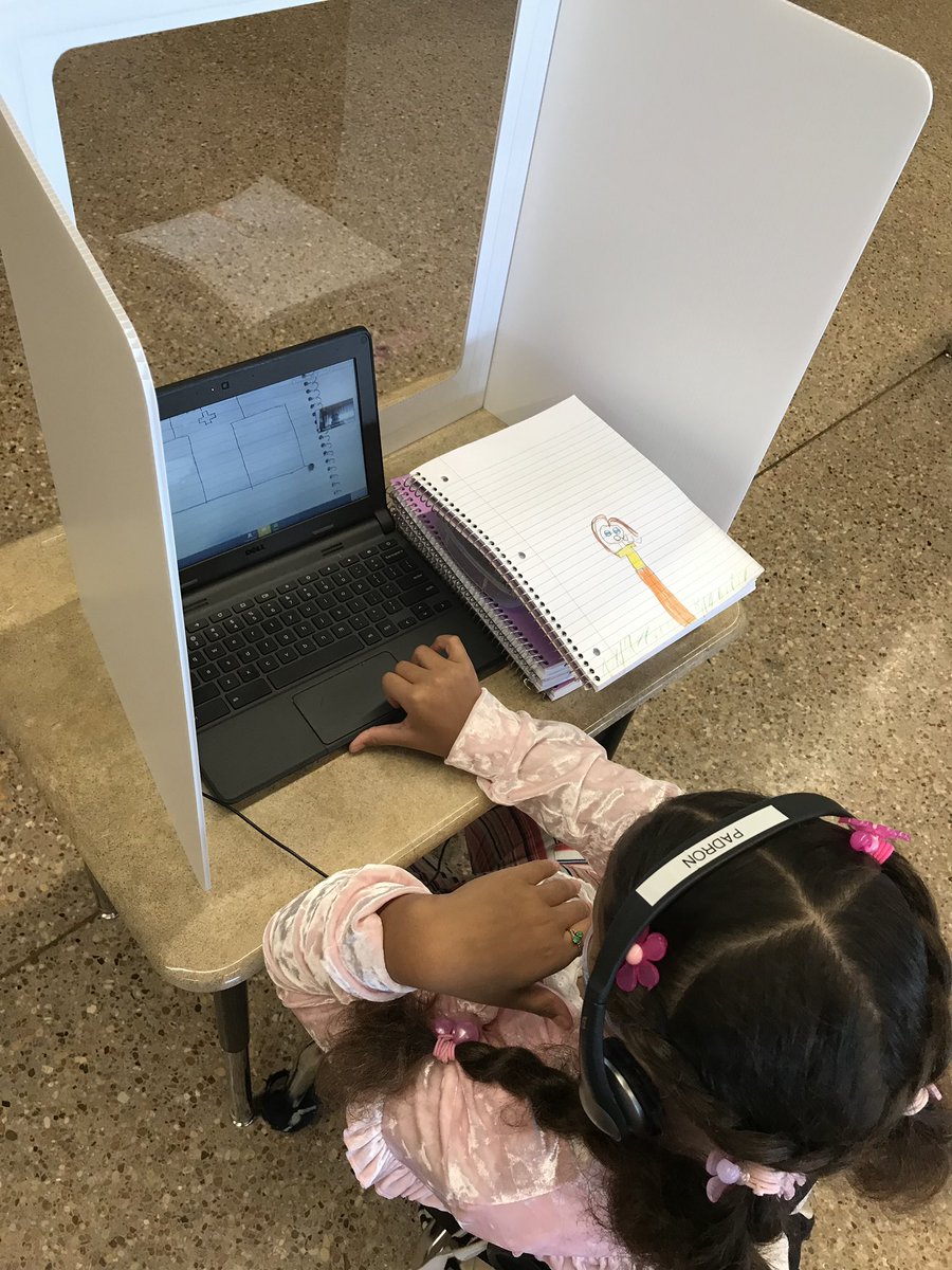 Busy Badgers!!! Our students are safely learning and growing their brains. They may be 6ft apart, but they’re more creative than ever! #6ftApart #learningsafely #backtoschool