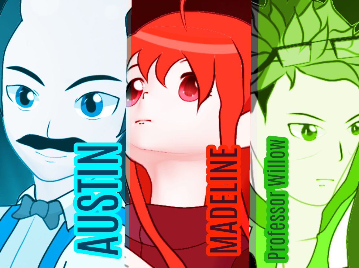 ArikaMario's tweet photo. Actually they're Underrated Characters. But they're my inspiration to make some fanarts these days.
Austin by Playrix
Madeline by Matt Thorson
Prof. Willow by Niantic and Nintendo
#AustinTheButler #Fanart #MadelineCeleste #Celeste #PokemonGO #Homescapes #Gardenscapes https://t.co/hIwQ6xEnau