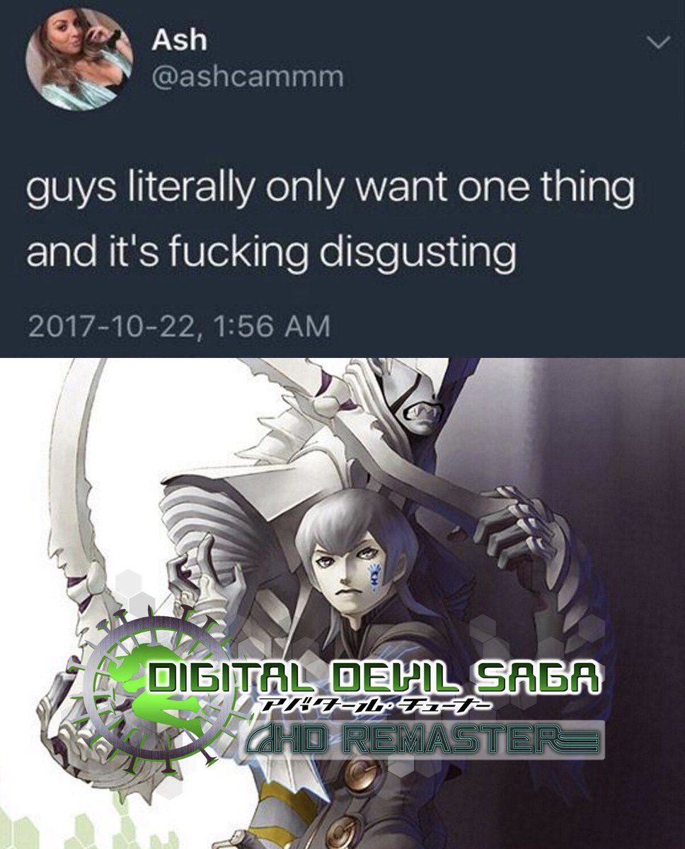 CoalArcane's tweet photo. I mean... she isn’t wrong. #DigitalDevilSaga #HDRemake #PS4 #PS5 #ShinMegamiTensei #SMT #Atlus https://t.co/zwab5Xnak3
