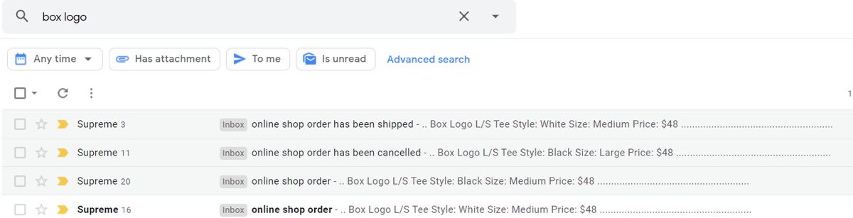 UNFOLLOW (@shenlijunnnn) on Twitter photo Box logo recap 
16 initial 20 restock
11 canceled, lets see how many eventually got shipped
S/O @TheOilCopUS <a href="/MEKRobotics/">MEKAIO</a>  last minute proxy <a href="/Cartel_Proxies/">Cartel Proxies</a> Box logo recap 
16 initial 20 restock
11 canceled, lets see how many eventually got shipped
S/O @TheOilCopUS <a href="/MEKRobotics/">MEKAIO</a>  last minute proxy <a href="/Cartel_Proxies/">Cartel Proxies</a>
