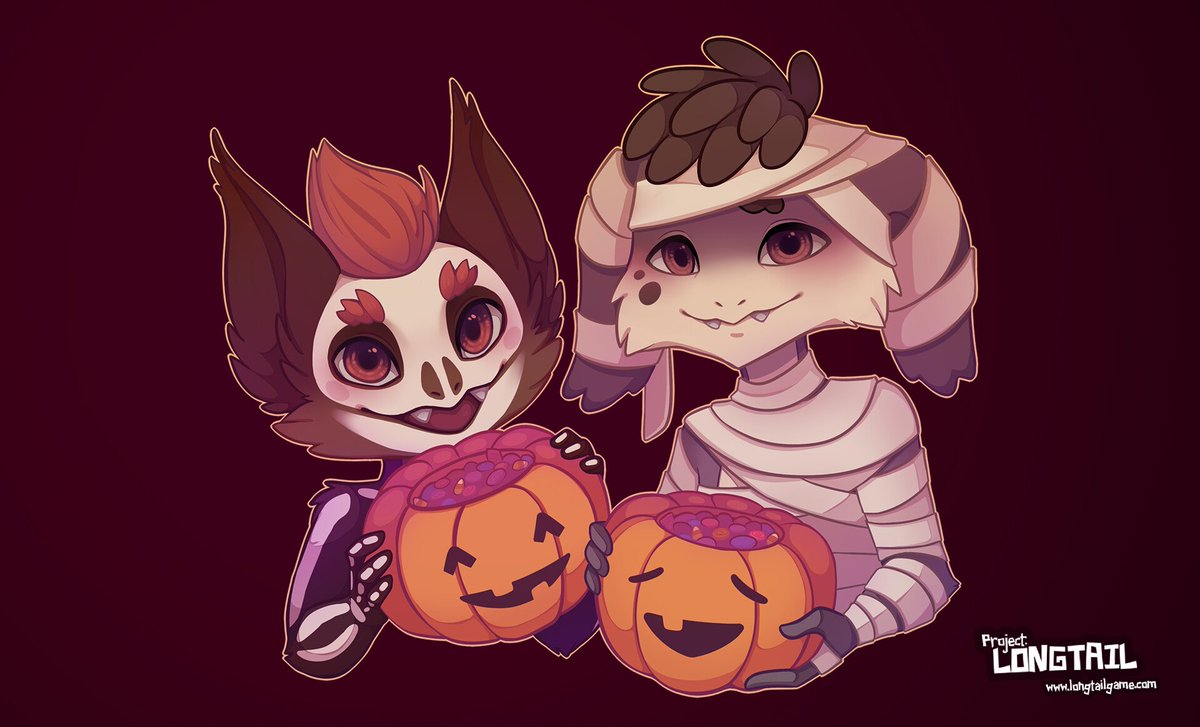 Longtailgame's tweet photo. The spooky season is close at hand! 🎃
#halloween #longtailgame #projectlongtail #3dplatformer #gamedev #gaming https://t.co/WzVprJwHig