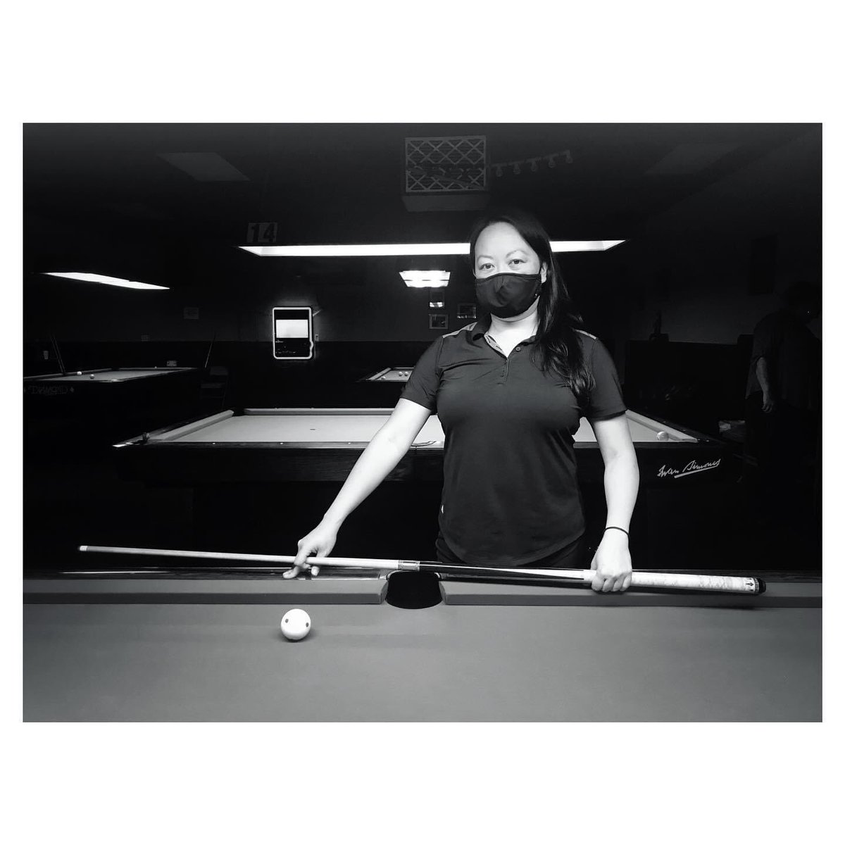 Ada_Lio's tweet photo. Photo by @BklynJay at Eagle Billiards, Scranton, PA. JPNEWT 9-ball tournament, 10/11/20. Finished in 5th place out of 29 ladies. #jpnewt #9ball #ladiespool #ironmaidenpool https://t.co/hKCgBwpJyh