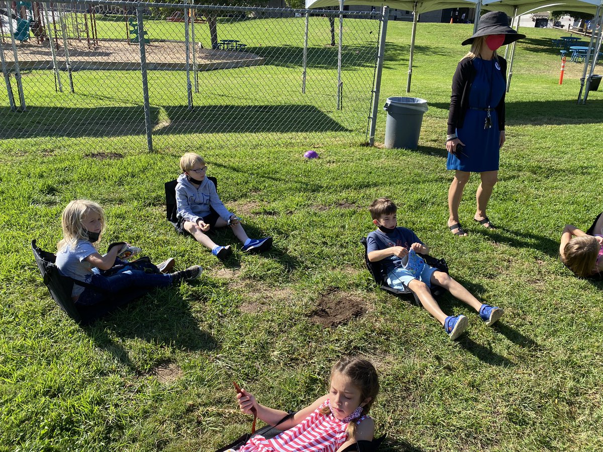 Thank you PTA! We love our new chairs! #DelMarHeights #MrsC