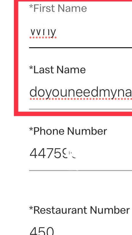 DomQxote's tweet photo. @McDonaldsUK your Contact Tracing form is #data-hungry: you don’t need my name, just my phone number. My #privacy still matters #dataprotection #complaint #ContactTracing https://t.co/v0LUmY1Xk8