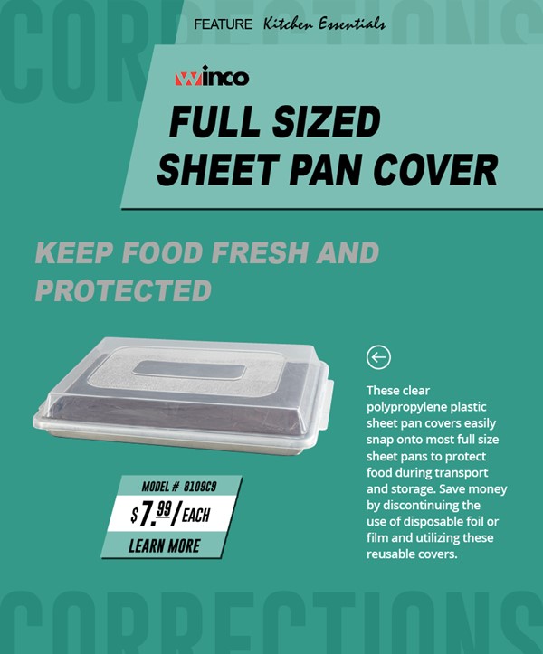 cookscorrect's tweet image. Stock Up on Essential Kitchen Products for Corrections from Cook's Correctional! Call 800-956-5571 x 116 or visit:
bit.ly/Cooks-Stock-Up
#CooksCorrectional #foodservice #sheetpans
#prisonkitchensupplies #correctionalkitchenequipment