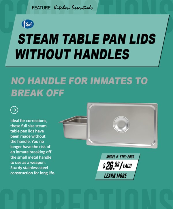 cookscorrect's tweet image. Stock Up on Essential Kitchen Products for Corrections from Cook's Correctional! Call 800-956-5571 x 116 or visit:
bit.ly/Cooks-Stock-Up
#CooksCorrectional #foodservice #sheetpans
#prisonkitchensupplies #correctionalkitchenequipment
