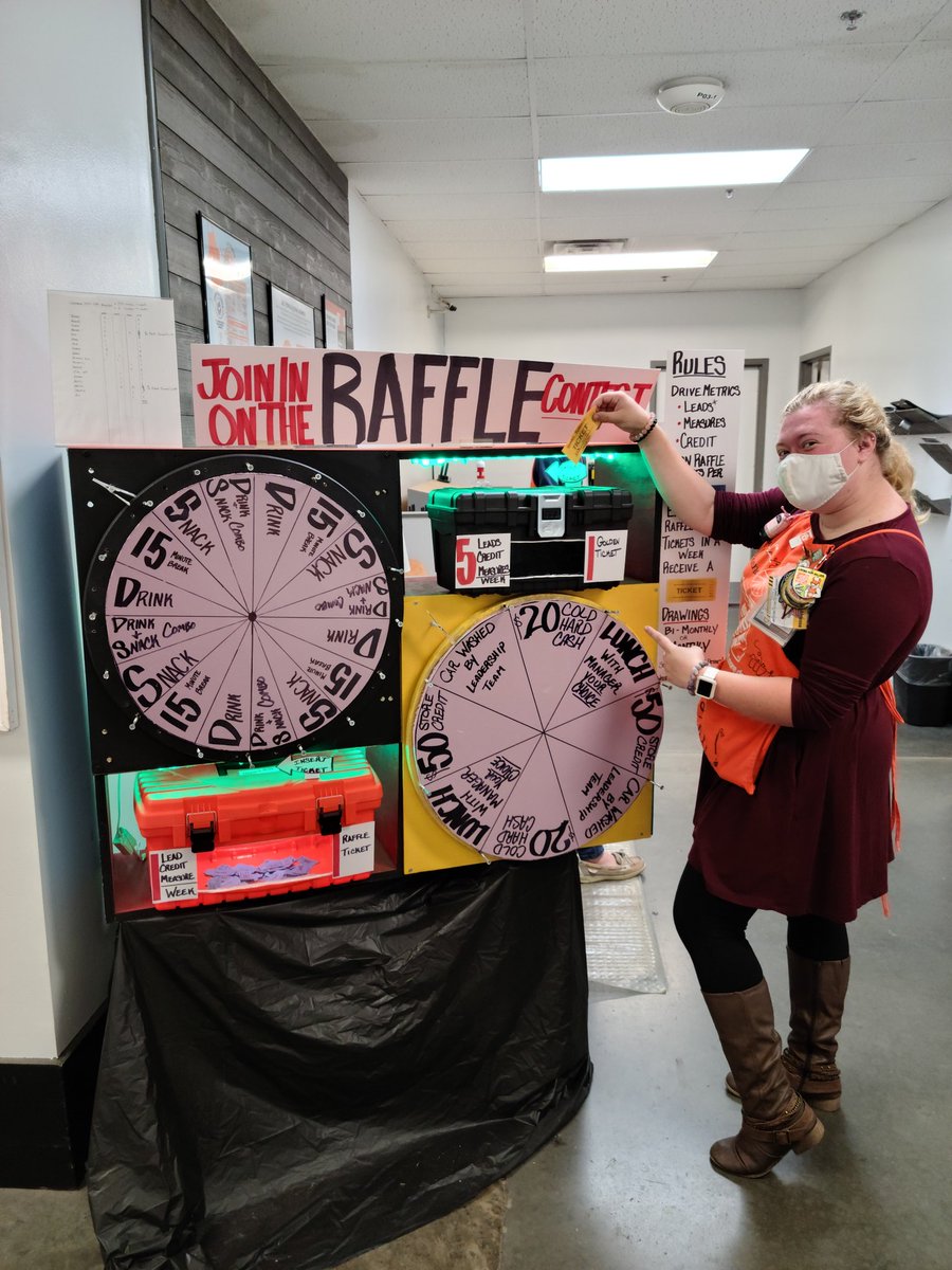 Recognizing Hannah today- 1st Golden ticket  I've been able to hand out. Driving metrics- 5 in a week! Fantastic job Hannah! <a href="/homedepot773/">Tina Corridan</a> <a href="/kernsied/">Donald Kerns</a> <a href="/MccullarJim/">Jim McCullar</a> <a href="/joshfelkerTHD/">Josh Felker</a> <a href="/THDJohn91/">John Alcorn</a>