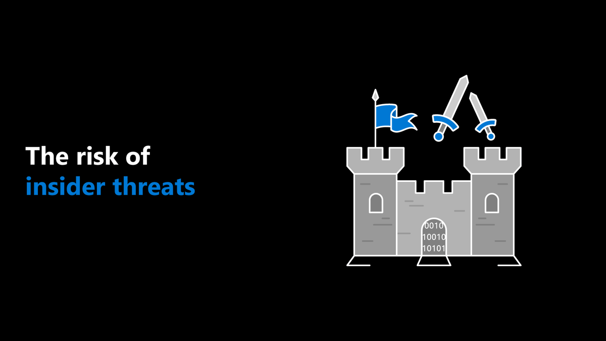 msftsecurity's tweet photo. Many teams prepare for outside attacks with a “castle and moat” approach, but what if the threat is already inside the castle? 🏰 Read more about handling insider risk management: https://t.co/xWeXDcC8Xq https://t.co/BQbxJJ98gB
