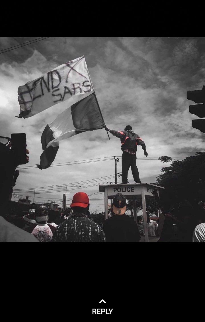 We are tired of constantly living in fear. So many innocent lives have been lost. Enough is Enough!
The youths have come together as one and our voices MUST BE HEARD! We're leading a revolution &amp; we would not stop until there is an end to police brutality in Nigeria.
#SARSMUSTEND