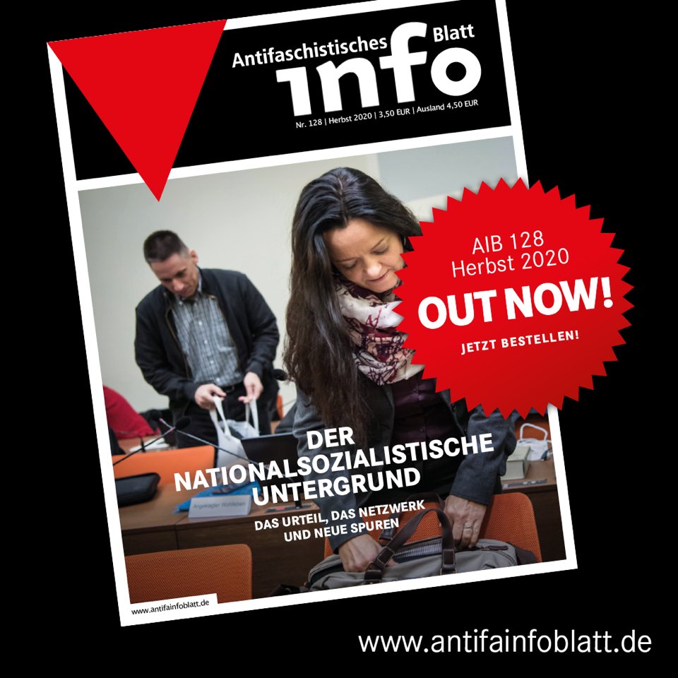 Aib Mit Abonnement Schon Im Briefkasten Das Neue Antifainfoblatt Schwerpunkt Der Nsu Das Urteil Das Netzwerk Und Neue Spuren Hier Fur 3 50 Als Einzelheft T Co Moquhrj2c1 Hier