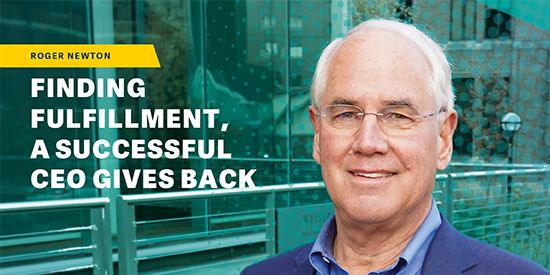 PositiveOrg's tweet photo. #CPOimpact series: Roger Newton, CPO Executive in Residence, shares how his discovery of Positive Organizational Scholarship (POS) impacted his successful company and why he believes so strongly in supporting students on their POS journey: https://t.co/pnl1CM0xXD @MichiganRoss https://t.co/sprklIkEp1