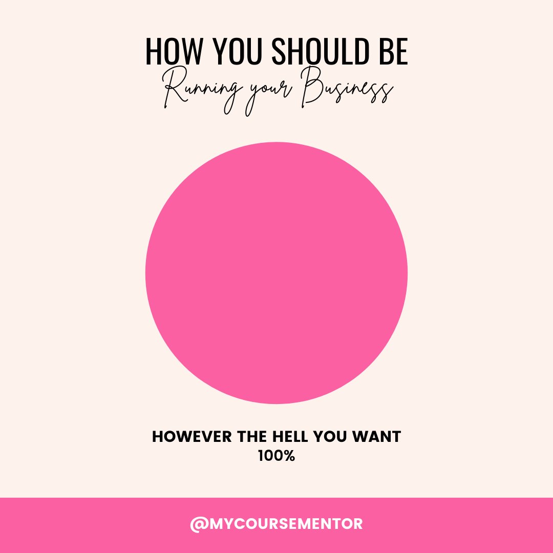 Don't fall into the trap of chasing after the status quo...⁠
⁠
Be Bold.⁠ Be Different.⁠ Be YOU.⁠
⁠
𝗥𝘂𝗻 𝘆𝗼𝘂𝗿 𝗯𝘂𝘀𝗶𝗻𝗲𝘀𝘀 𝟭𝟬𝟬% 𝗵𝗼𝘄𝗲𝘃𝗲𝗿 𝘁𝗵𝗲 𝗵𝗲𝗹𝗹 𝘆𝗼𝘂 𝘄𝗮𝗻𝘁! ⁠
⁠
⁠Feeling stuck? DM me ❤️ ⁠#entrepreneur #startup #marketingtips 
⁠
⁠