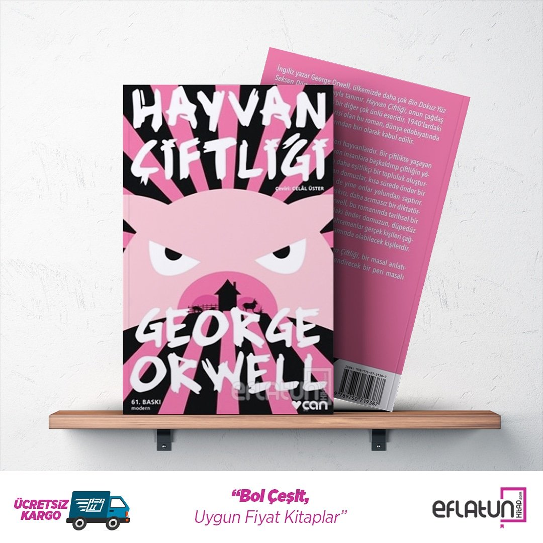 📚 Hayvan Çiftliği

🖋️ George Orwell

🔗 eflatunkitap.com

#kitap #kitaponerisi #kitapsozleri #kitapkurdu #kitaptavsiyesi