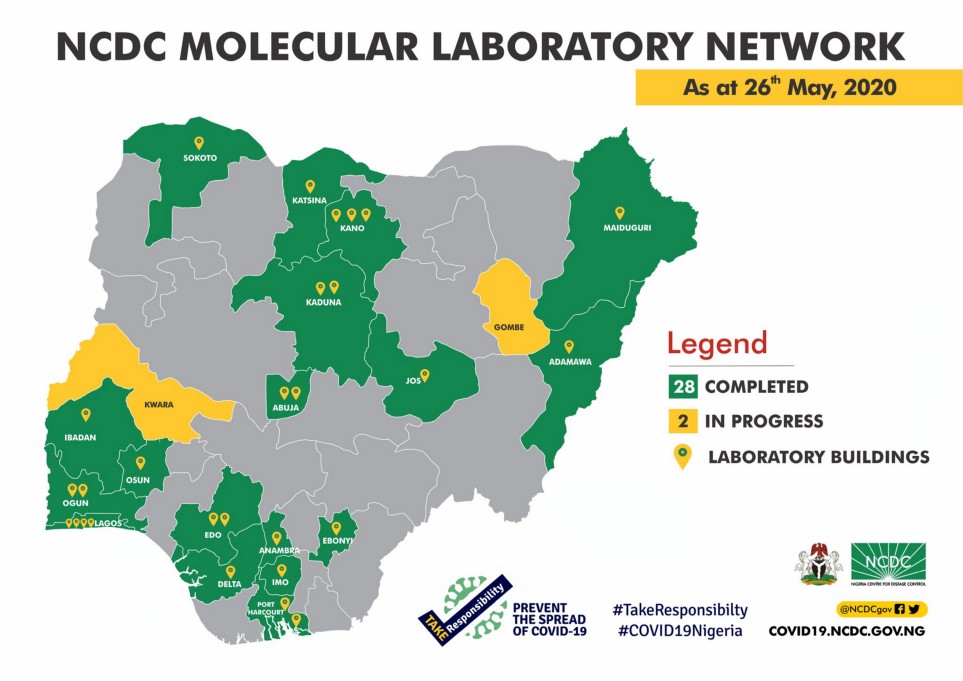 This was how this map looked like in June when my colleague @BashSadeeQ & I wrote this piece. Now, it is green everywhere ...

The first 90 days: How has Nigeria responded to the COVID-19 outbreak? #COVID19NaijaResponse by @nighealthwatch link.medium.com/usttb5qPwab