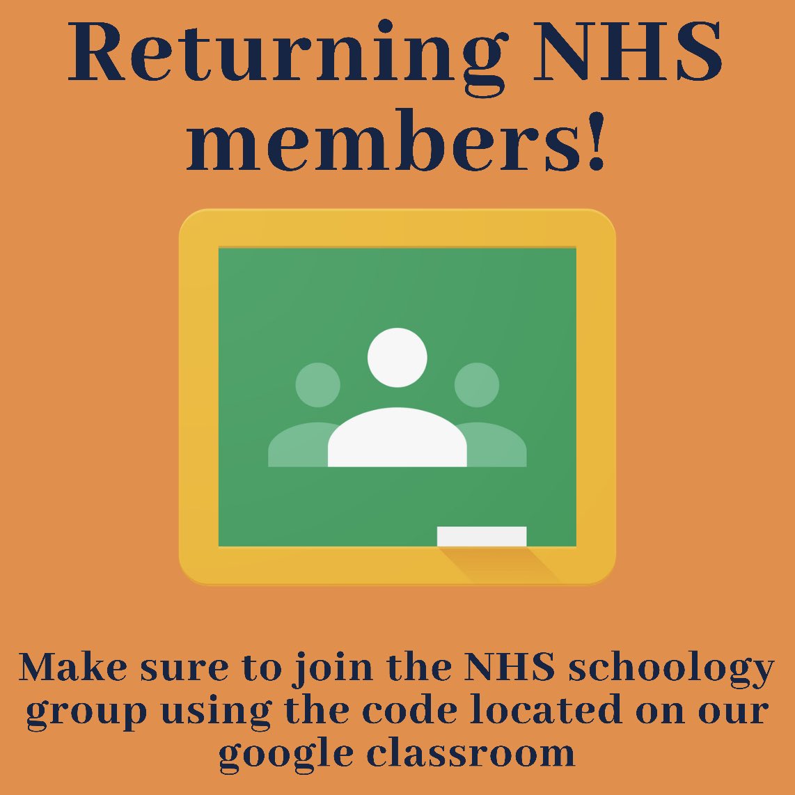 check your google classroom for the code to join!