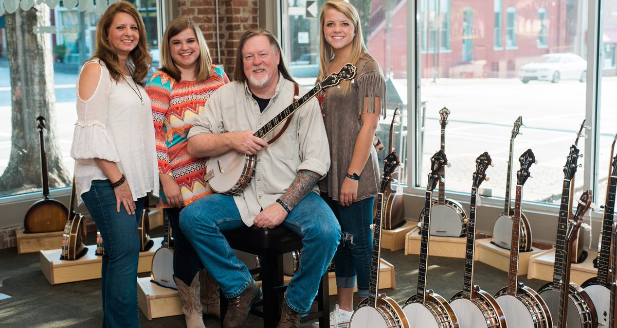  http://Banjo.com Based in Wedowee, Alabama & operated by banjo player Barry Waldrep. All their banjos are made in the USA. I like the sound of that.