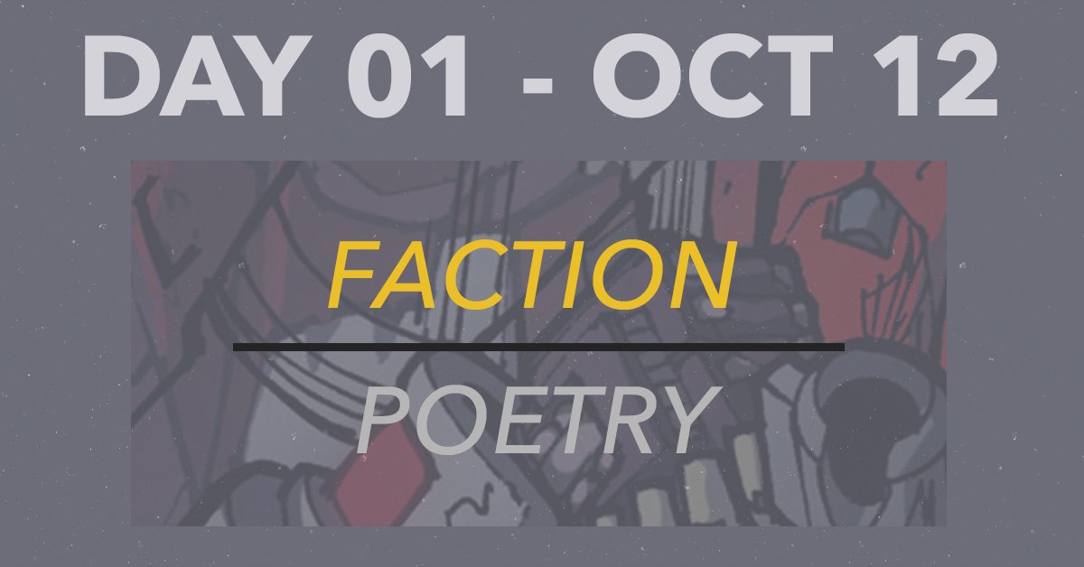 megarodweek's tweet photo. Reminder that today is the first day of the #MegaRodWeek! Today's prompts are Faction and Poetry. https://t.co/tuxdgPqorP