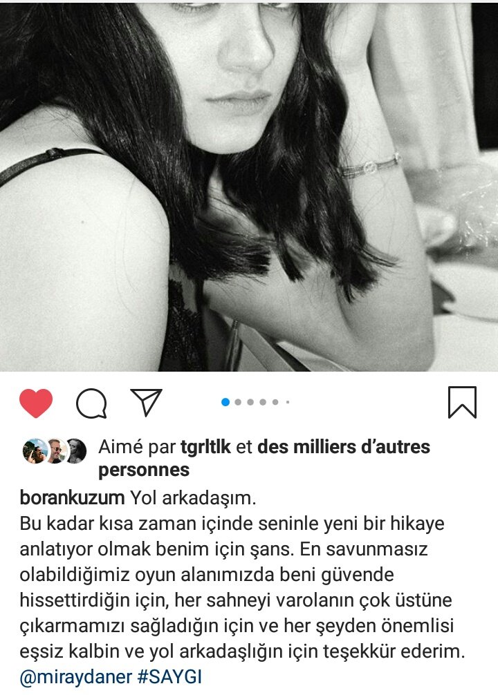 This is so sweet ❤❤
#BoranKuzum #MirayDaner #SAYGI