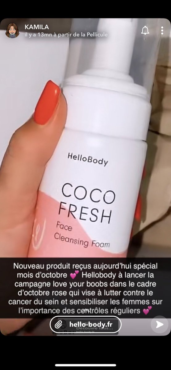 balancetonfake1's tweet image. J’ai trouvé un dupe du coco Fresh de hello body à tout petit prix ! j’ai hâte de l’essayer et de vous en donner des nouvelles 🥰
J’attends également la note de Yuka sur ce produit pour que je puisse le valider à 100% 
#hellobody