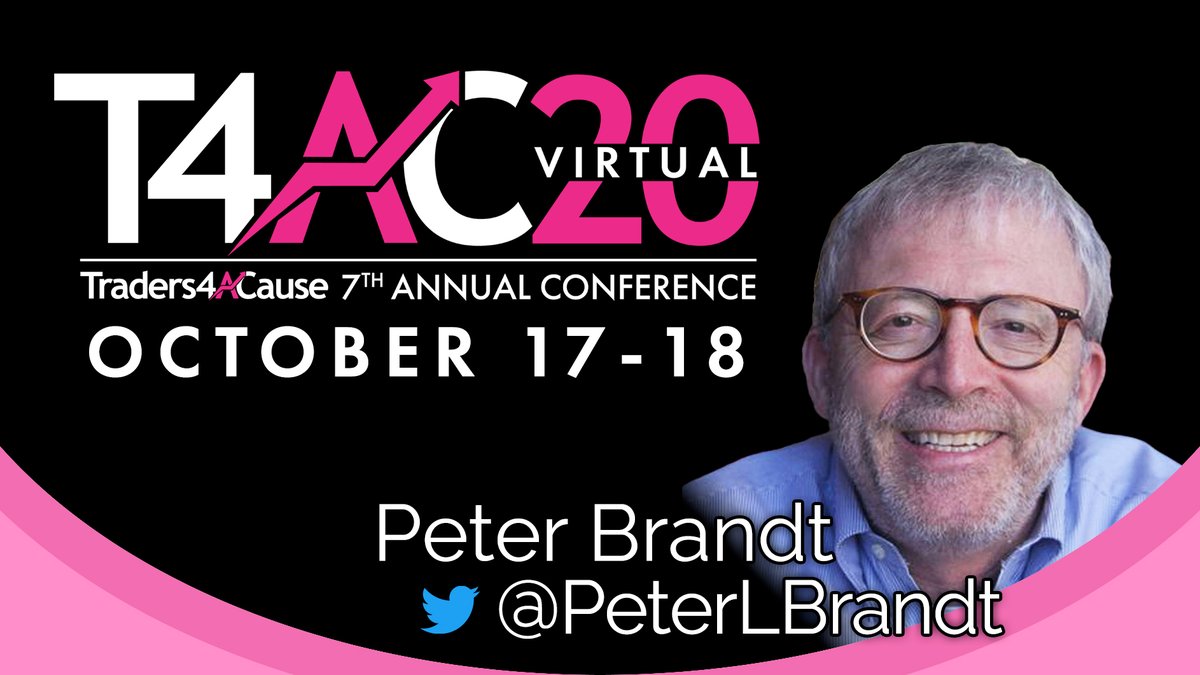Traders4ACause's tweet photo. A warm welcome back to @PeterLBrandt to #T4AC20 and #ChartSummit! 

Peter had a fantastic presentation back at #T4AC15, and we're excited to host him again!

https://t.co/5lh0QSHemG https://t.co/DAK6Kb8lwM
