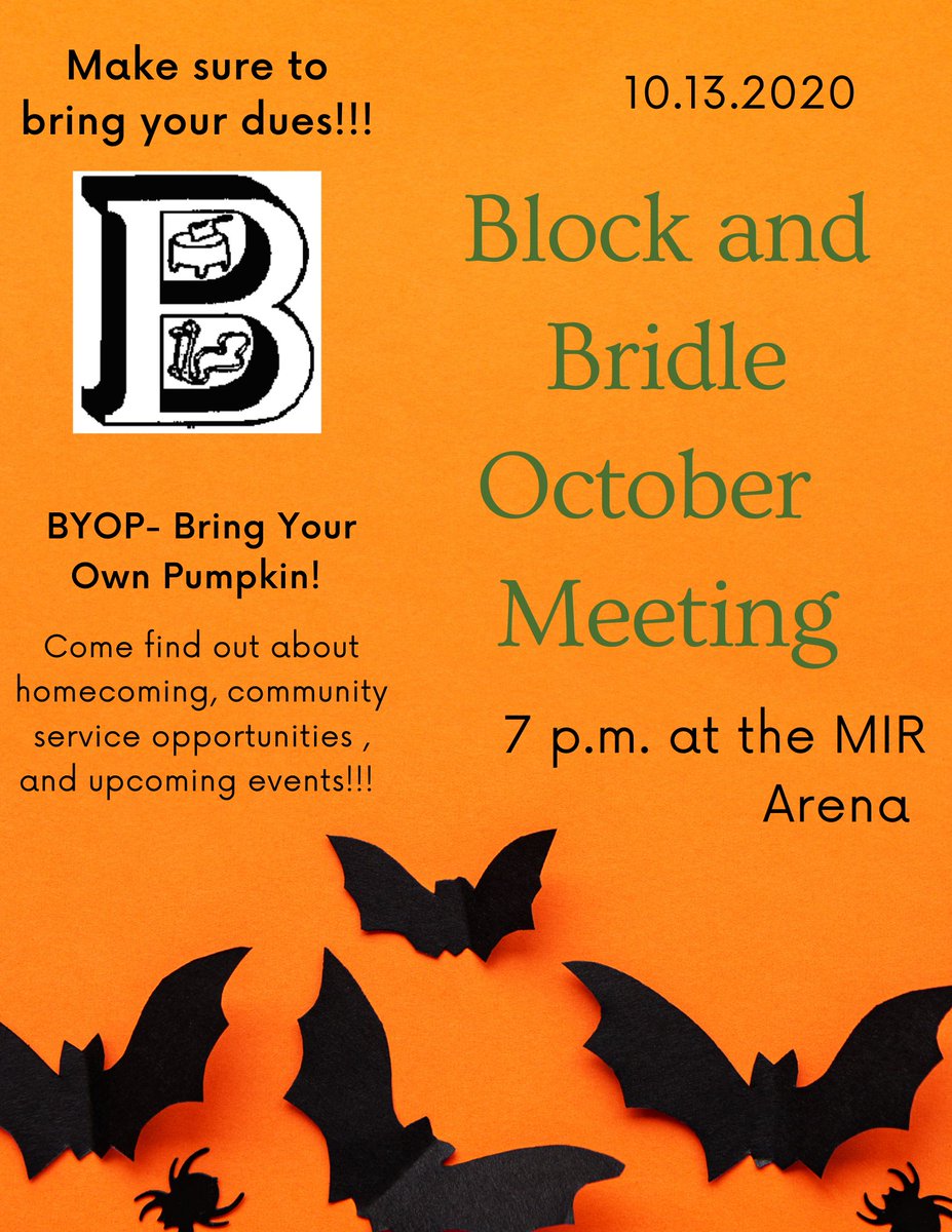 ASUBlock_Bridle's tweet photo. October meeting tomorrow!! https://t.co/Mz9wyPdcsG