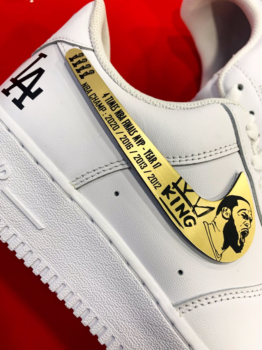 StoosGoaad's tweet image. AIR FORCE 1 CUSTOM : LEBRON MVP EDITION 👑🏆