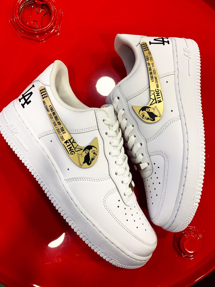 StoosGoaad's tweet image. AIR FORCE 1 CUSTOM : LEBRON MVP EDITION 👑🏆