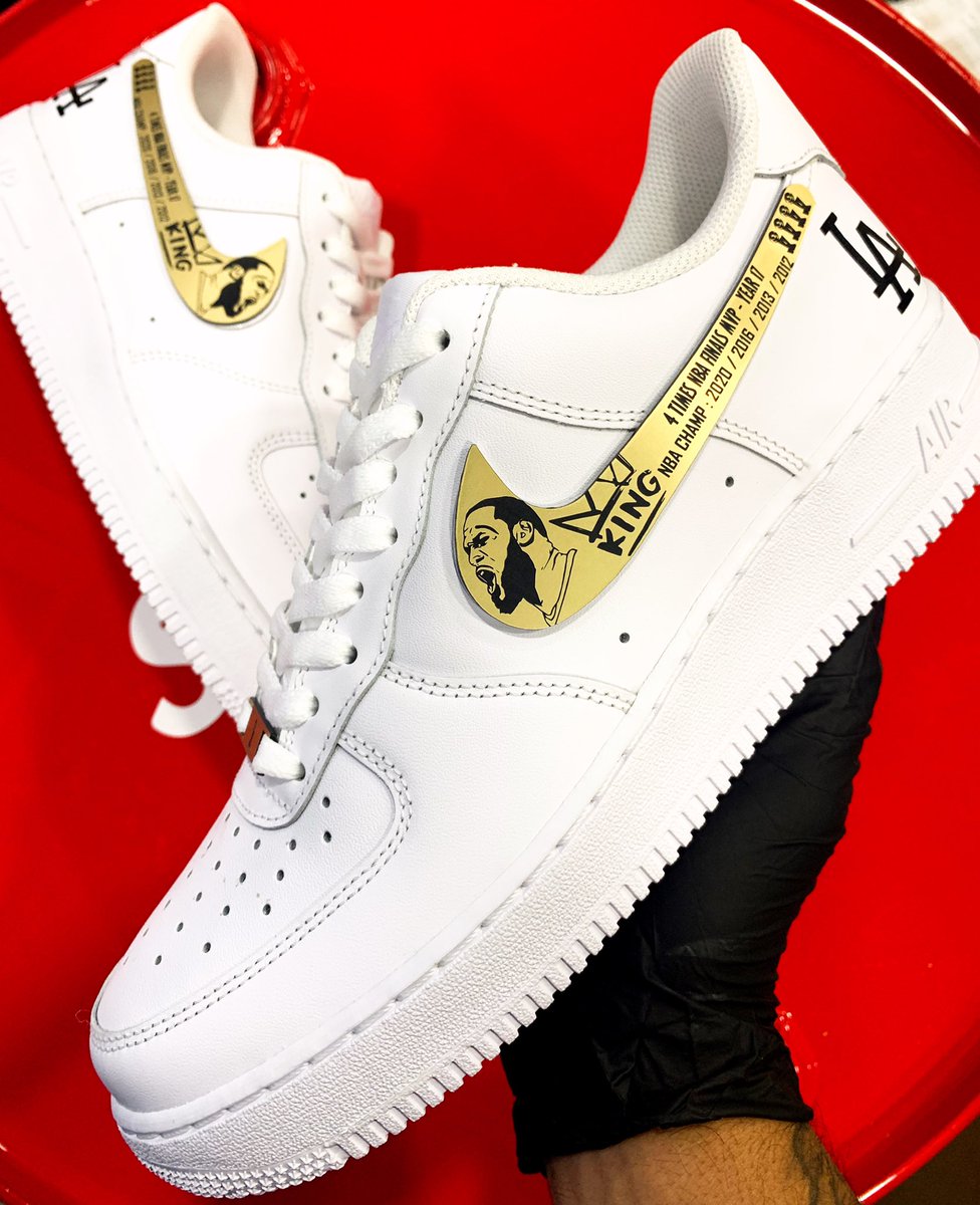 StoosGoaad's tweet image. AIR FORCE 1 CUSTOM : LEBRON MVP EDITION 👑🏆