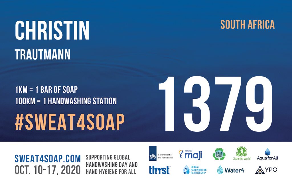 Cchri5tinN's tweet photo. 6,06km done and Dusted for #sweat4soap https://t.co/MphvPsf4tM