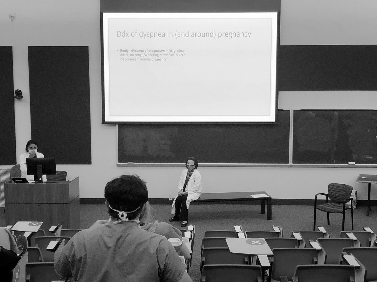 Emory IM Chiefs (@emoryimchiefs) on Twitter photo Today, our beloved emeritus professor of cardiology <a href="/NanetteWenger/">Nanette Wenger</a> joined us as a discussant for our special noon conference series. Our PGY-2 (budding cardiologist) <a href="/sp9956/">Sindhu Prabakaran</a> presented a case of peripartum cardiomyopathy. Dr. Wenger has many clinical pearls to share:
A thread
1/ Today, our beloved emeritus professor of cardiology <a href="/NanetteWenger/">Nanette Wenger</a> joined us as a discussant for our special noon conference series. Our PGY-2 (budding cardiologist) <a href="/sp9956/">Sindhu Prabakaran</a> presented a case of peripartum cardiomyopathy. Dr. Wenger has many clinical pearls to share:
A thread
1/