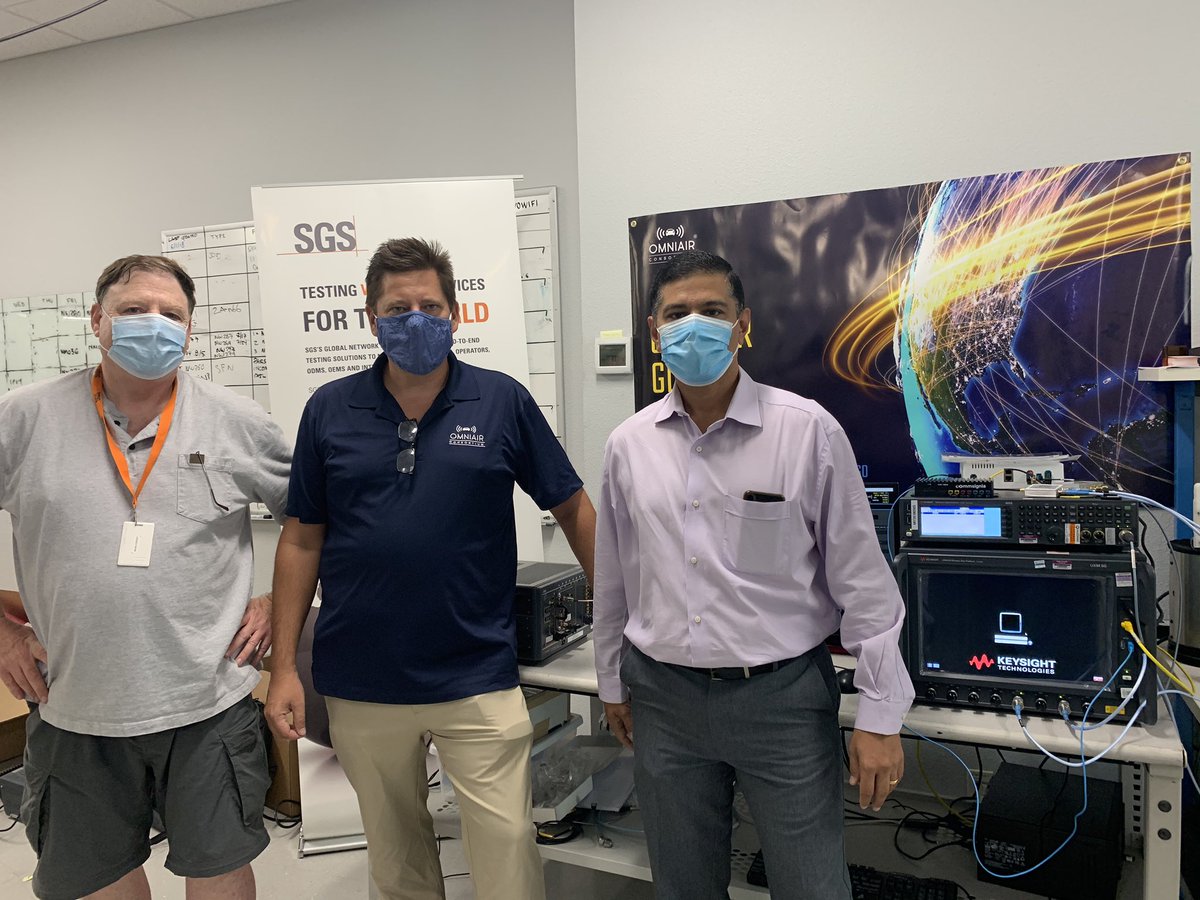 OmniAirCon's tweet photo. #GlobalPlugfest week 3 at @SGSNorthAmerica first test of the week underway @Commsignia OBU utilizing @Keysight UXM test system! https://t.co/OAvyA1xghz
