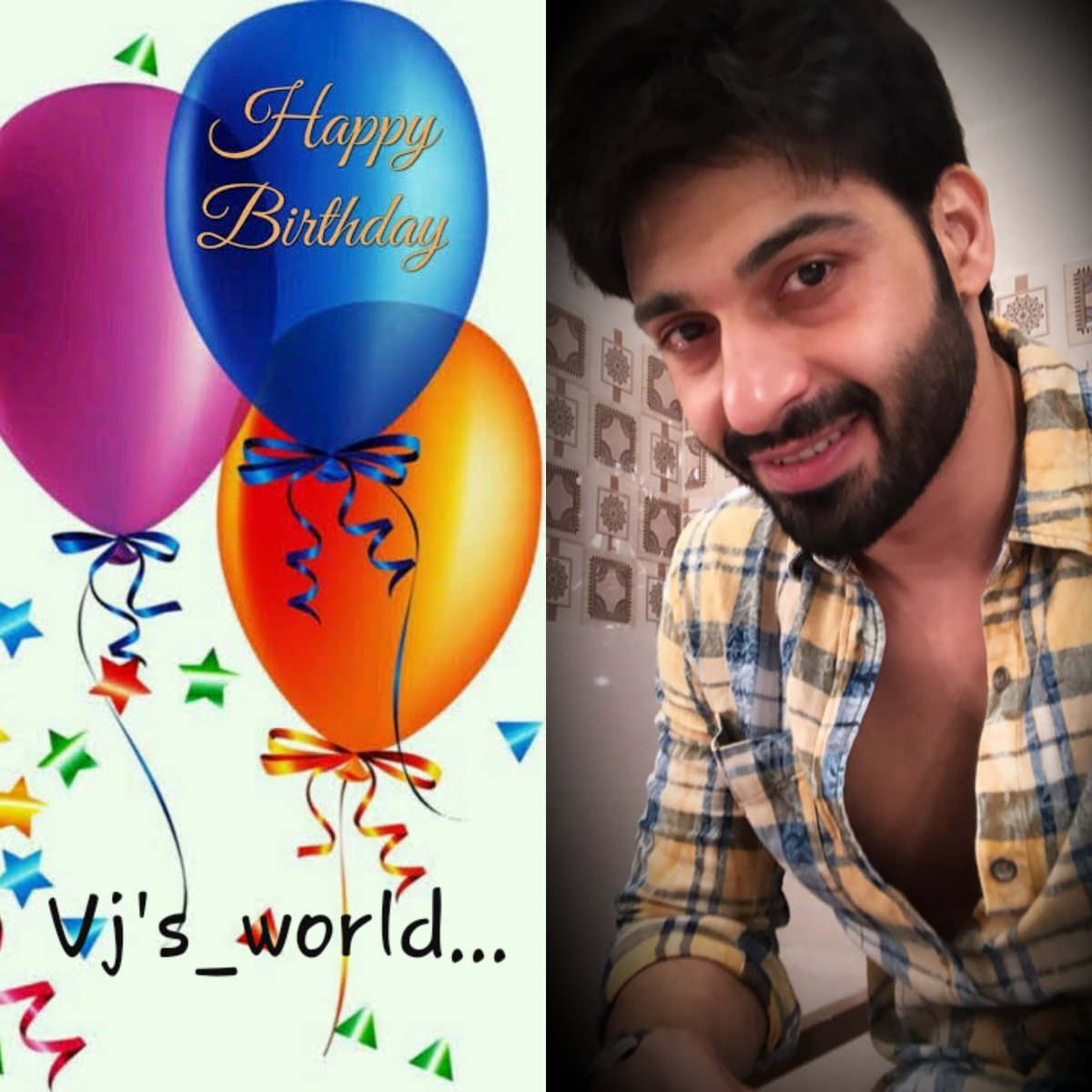 Ash_2105's tweet photo. HAPPY BIRTHDAY HERO 🎉🎊🎉🎊

#HappyBirthdayVijayendraKumeria 

@veejay_k   #vijayendrakumeria https://t.co/0wNaKrDn0V