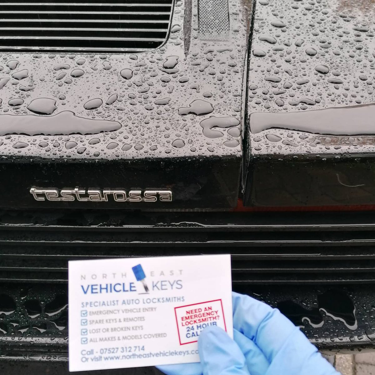 NEVKeys's tweet photo. A spare key for a Ferrari Testarossa today after the customer had extensively tried to source them locally without success➡️step forward North East Vehicle Keys who were more than happy to help.
Need a key for a classic? 
#ferrari #testarossa #enzototti #cavallinorampante https://t.co/FSxGLe3V27
