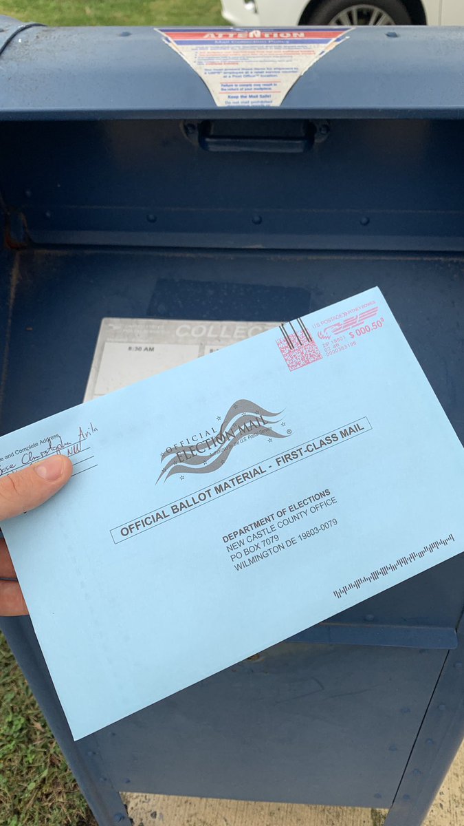 ChrisAvilaDE's tweet photo. @JoeBiden and @KamalaHarris you’ve got my vote! #BuildBackBetter #GuysWhoVoteByMail #Fight4NC https://t.co/5lNG2W74OS