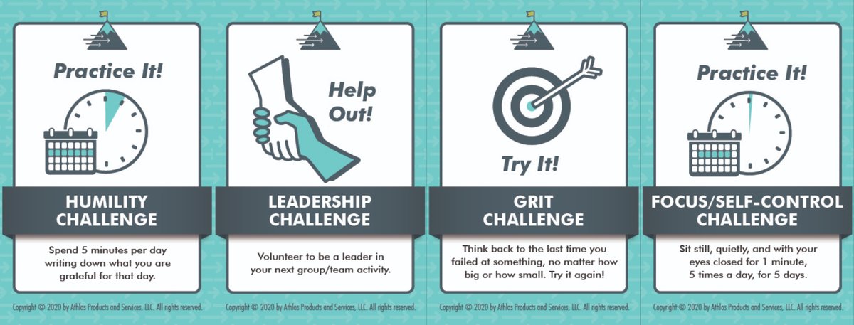AthlosMAC's tweet photo. Whether in person or virtual, #PerformanceCharacter challenges are a great way to carry what happens naturally in #physed into the rest of the day! #redefinePE #SEL #AthlosMAC https://t.co/ut3lQ1zIF2