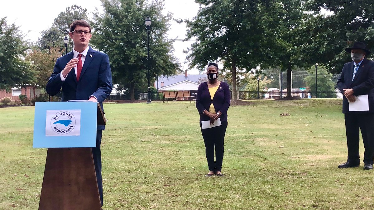 House Democratic Leader <a href="/JacksonforNC/">Darren Jackson</a> and other <a href="/NCHouseDems/">NC Democratic Party House Caucus</a> joined me in #GreenvilleNC for a press conference today.

We made it clear that Medicaid Expansion and delivering funds for a new medical facility at <a href="/EastCarolina/">ECU</a> is a top priority of new leadership in the #NCGA.
