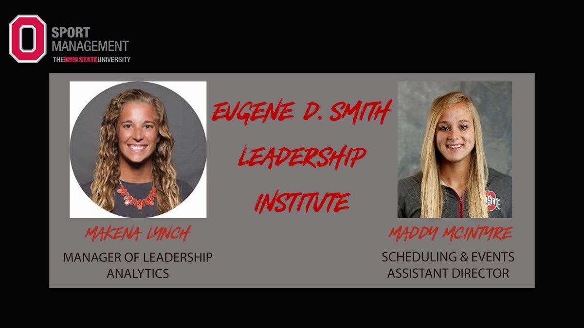 OSUSportMgmt's tweet photo. Today's episode includes Makena Lynch - Manager of Leadership Analytics &amp; Maddy McIntyre - Scheduling &amp; Event Assistant Director.

LIKE &amp; SUBSCRIBE! 

New Videos Monday &amp; Friday!

YouTube: Ohio State Sport Management

Instagram: @osusportmgmt

Link – https://t.co/jBdT9UeZbz <%22> https://t.co/ipq05KN9qp