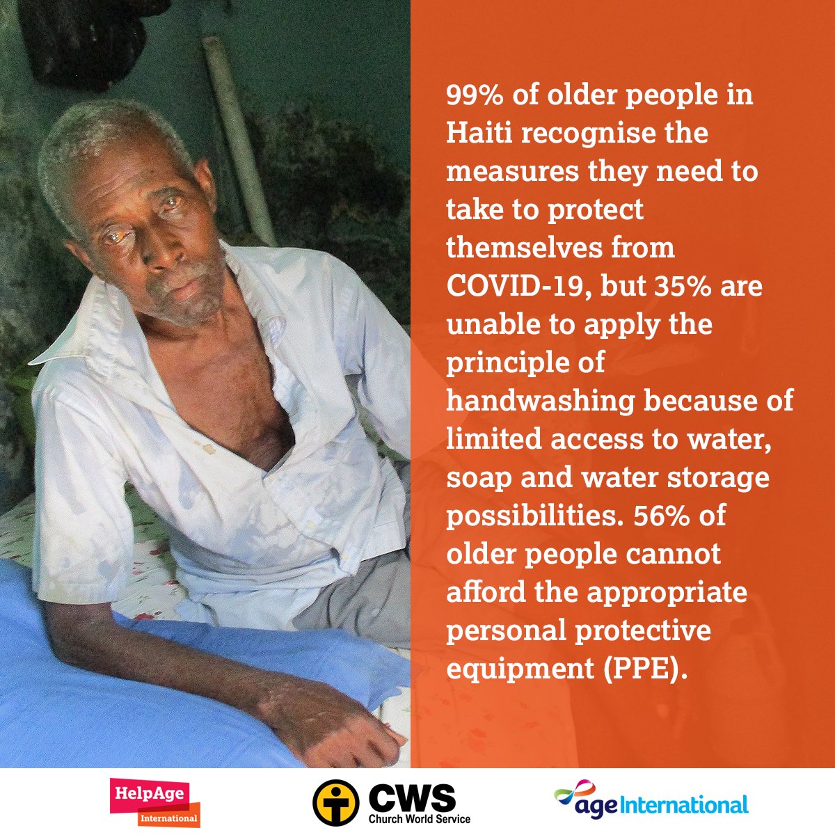 Most older people in #Haiti are unable to take the basic steps necessary to protect themselves from #COVID19. They have limited access to water and soap for hand washing and cannot afford to buy any protective materials.

Download and read: helpagela.org/download/5f80a…
