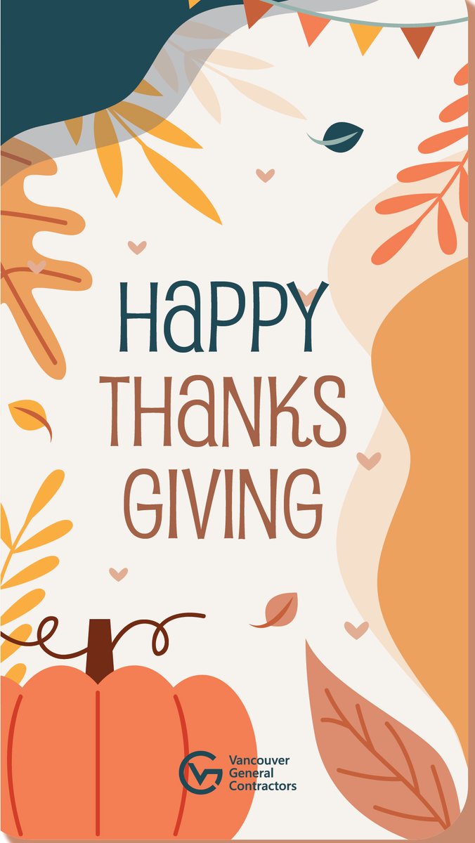 VancouverGC's tweet photo. Wishing everyone a Happy Thanksgiving🧡 https://t.co/4IT9dgnhRq