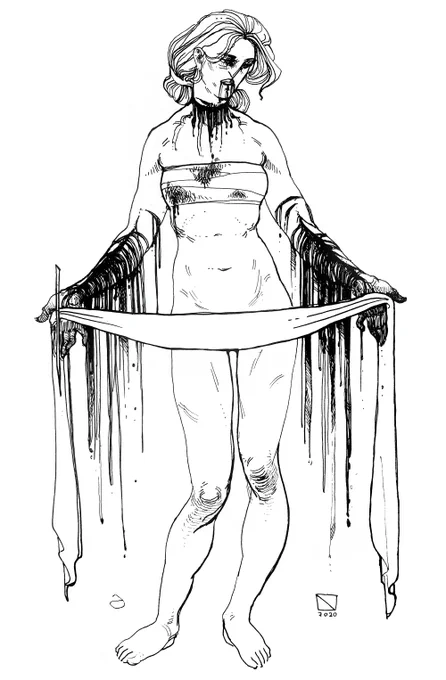 #MohnLeda's Goretober 6: Bloodletting
Also a commission for clintsquint featuring Quinn 